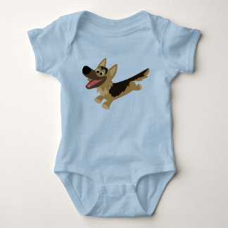Body Joli Dessin Allemand Berger Baby T-Shirt