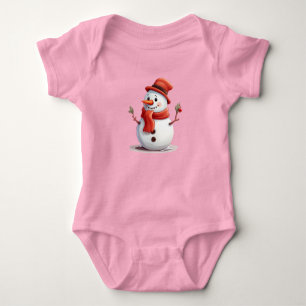 Body Joli et adorable bonhomme de neige