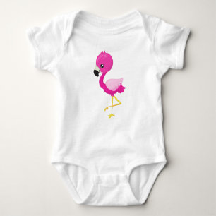Body Joli Flamant rose, Petit Flamant rose, Flamant ros