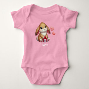Body Joli lapin de la Saint-Valentin 