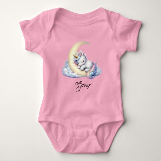 Body Joli licorne endormi (Devant)