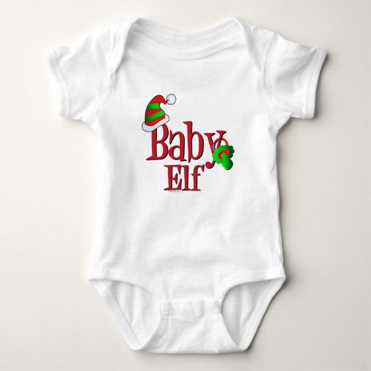 Body Joli Noël bébé elf (Devant)