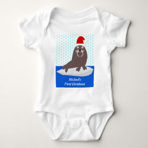 Body Joli Noël Walrus et Snowflakes Custom