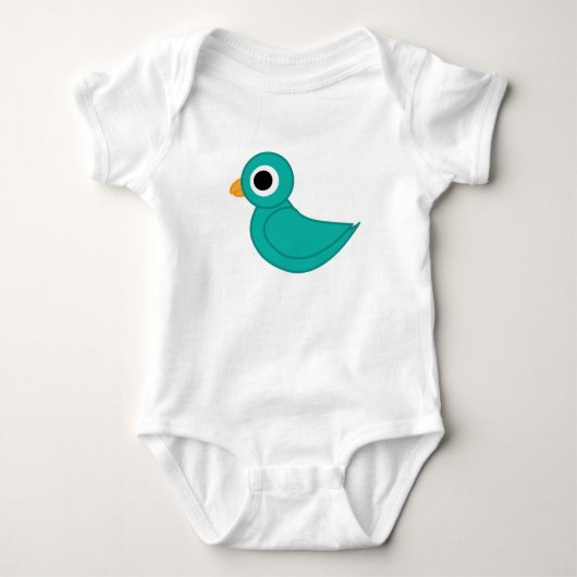 Body Joli oiseau bleu (Devant)