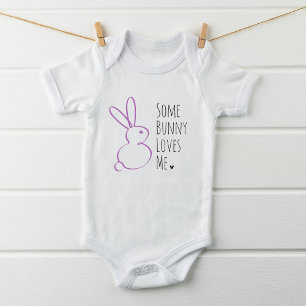 Body Joli Pâques, un lapin m'aime