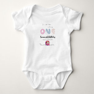 Body Joli Petit Chat 1er Anniversaire