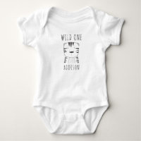 Joli Premier Anniversaire Sauvage Tigre Noir Blanc