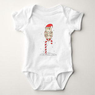 Body Joli T-Shirt de Chouette de Noël