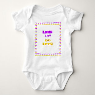 Body Joli violet et jaune Hakuna Matata bébé enfants G