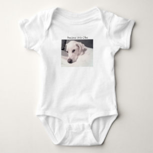 Body Jolie belle chienne blanc Chien Chien Bébé Bodysui