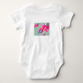 Body Jolie combinaison bébé fleur (Dos)