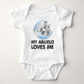 Body Jolie Fleur Raccoon Mon Abuelo M'Aime (Devant)