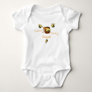 Body Jolie petite abeille avec du miel doux