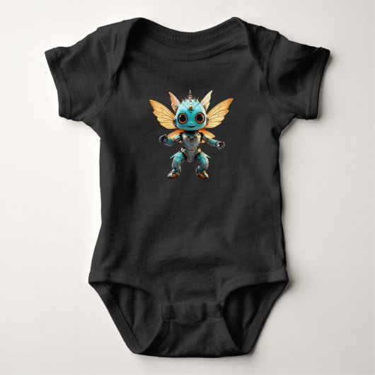 Body Jolie Pixie Robot Danseuse Turquoise (Devant)