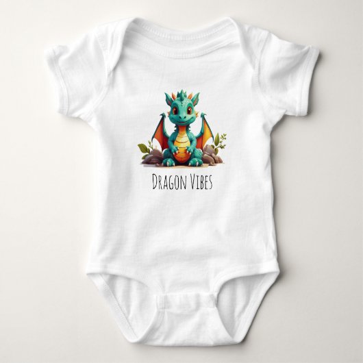 Body Jolie Vibes Dragon Bébé Dragon Bodysuit (Devant)