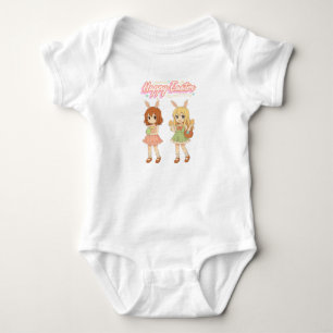 Body Jolies filles lapins de Pâques d'anime