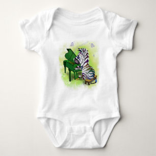 Body Joueur de piano Zebra Votre maillot de bébé ou T-s