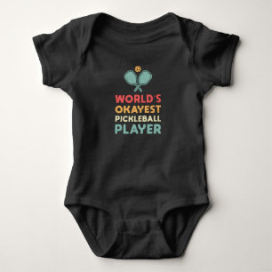 Body Joueur de Pickleball Retro World's Okayest