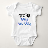 Body Joueur de pool futur | Mignons vêtements bébé avec (Devant)