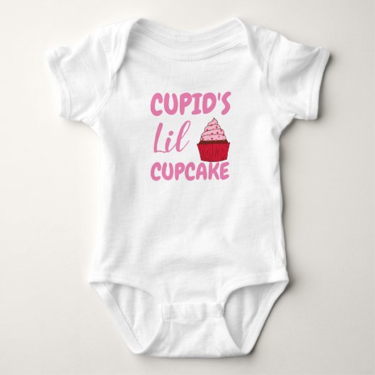Body jour de la Saint-Valentin mignonne cupcake lil de (Devant)