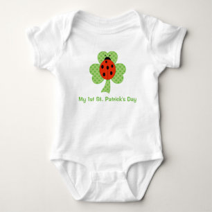 Body Jour de St Patricks de la coccinelle de pois de
