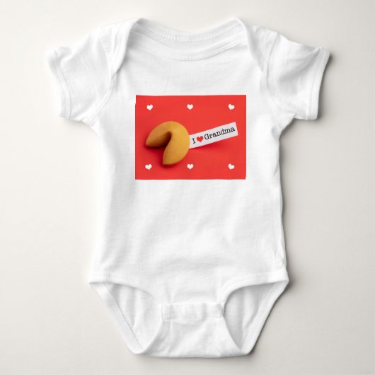 Body Joyeuse Saint-Valentin Grand-mère Cookie Fortune (Devant)