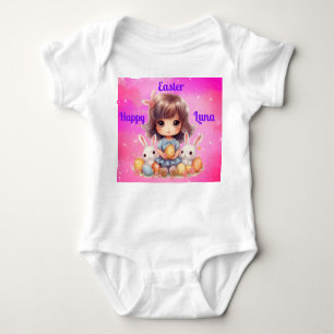 Body Joyeuses Pâques Filles Baby Bodysuit