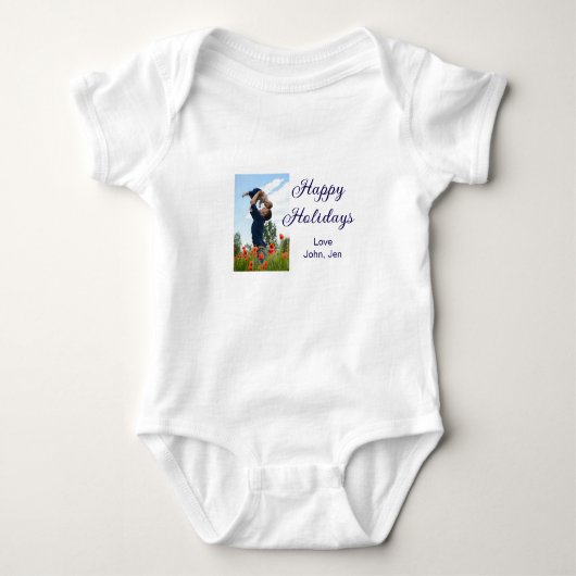 Body Joyeuses vacances père fils Noël cadeaux de famill (Devant)