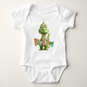 Body Joyeux Anniversaire Dino – Fête de Dinosaure pour