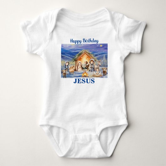 Body Joyeux Anniversaire Jésus Noël (Devant)
