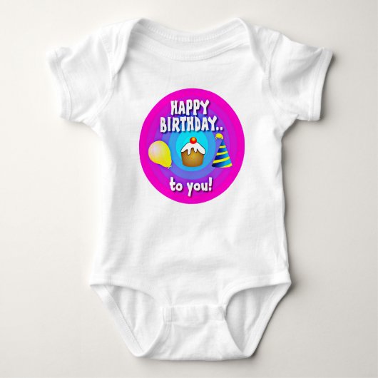 Body Joyeux Anniversaire Pour Vous - Typographie (Devant)