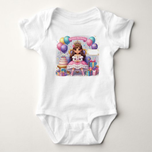 Body Joyeux Anniversaire Princesse (Devant)