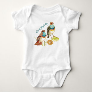 Body Joyeux Chant Oiseaux Bébé Bodysuit