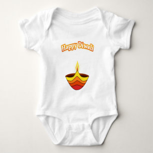 Body Joyeux Diwali et lampe Diya