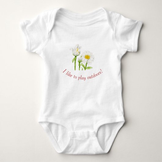 Body Joyeux été sur un maillot de bébé (S) (Devant)
