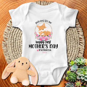 Body Joyeux Fête des Mères maman - Maman et Baby Fox