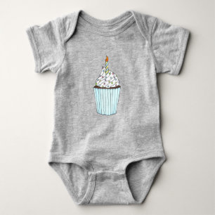 Body Joyeux gâteau d'anniversaire Cupcake Sprinkles bou