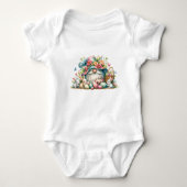 Body Joyeux Gnome de Pâques Baby Jersey Bodysuit (Devant)
