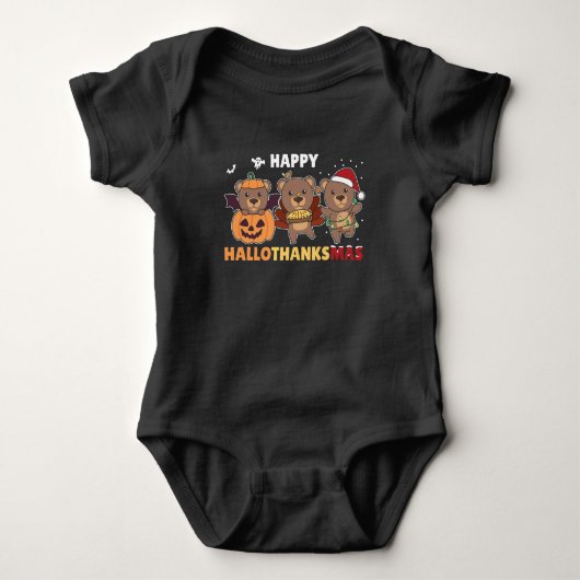 Body Joyeux Hallothanksma's Bears Christmas Bear (Devant)