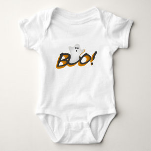Body Joyeux Halloween Gentil Fantôme Mot BOO!