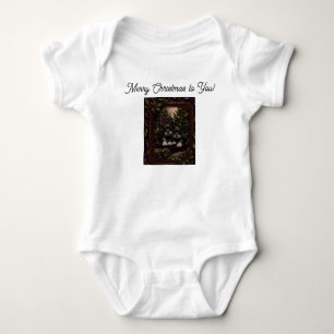 Body Joyeux Noël à toi tenue pour bébé chien terrier