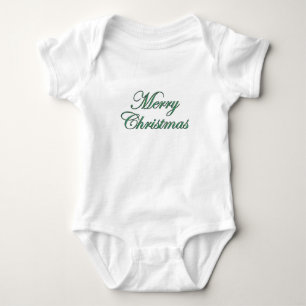 Body Joyeux Noël festif en écriture avec paillettes ver