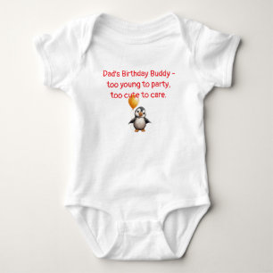 Body Joyeux papa d'anniversaire, Drôle cadeau de bébé,