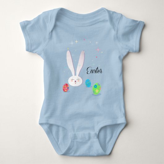 Body Joyeux Pâques mignonne lapin OEufs de Pâques Fête  (Devant)