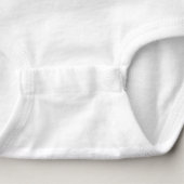 Body Joyeux poussin de Pâques et fleurs de printemps (Détails - Bas (en blanc))