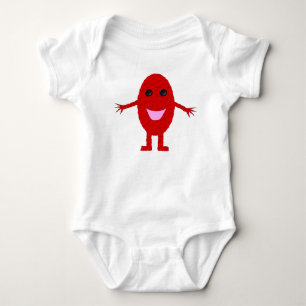 Body Joyeux Vêtements pour bébés de raisin rouge