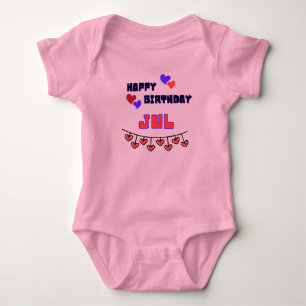 Body Juillet Anniversaire Bodysuit bébé