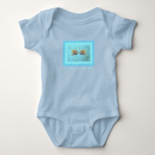 Body Jumeau garçon angelfish Bodysuit (Devant)