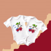Body Jumeaux cerise