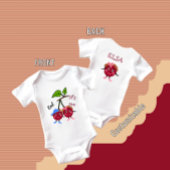 Body Jumeaux cerise